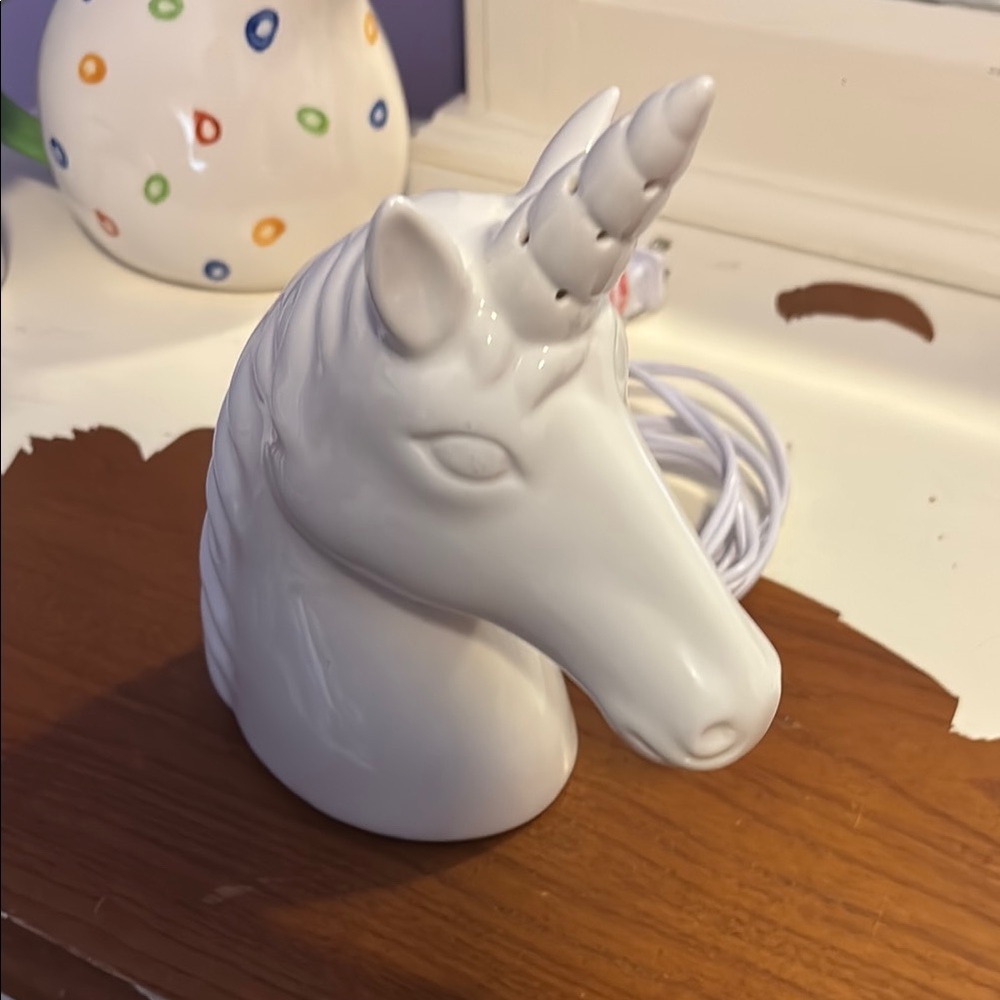 White Unicorn Lamp